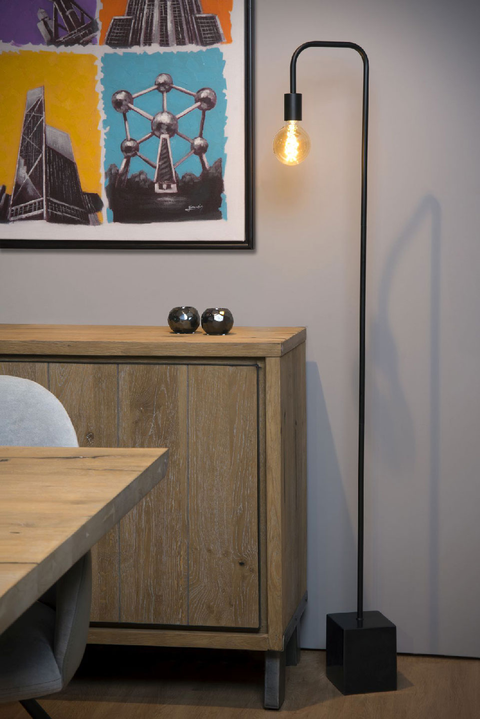 Lucide LORIN - Floor Lamp - Black